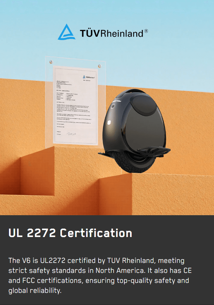 ล้อเดียวไฟฟ้า INMOTION V6